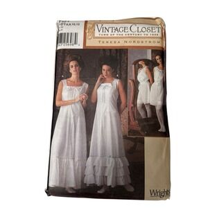 Simplicity Teresa Nordstrom‎ 7157 Vintage Closet 1900 1910 Costume Size HH Books